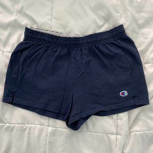 Navy Blue Champion Cotton Shorts
